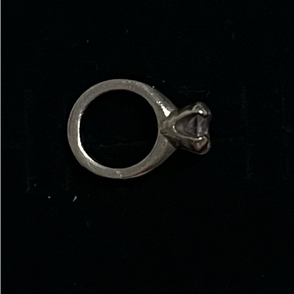 James Avery Engagement Ring Charm with Cubic Zirconia - Picture 3 of 4
